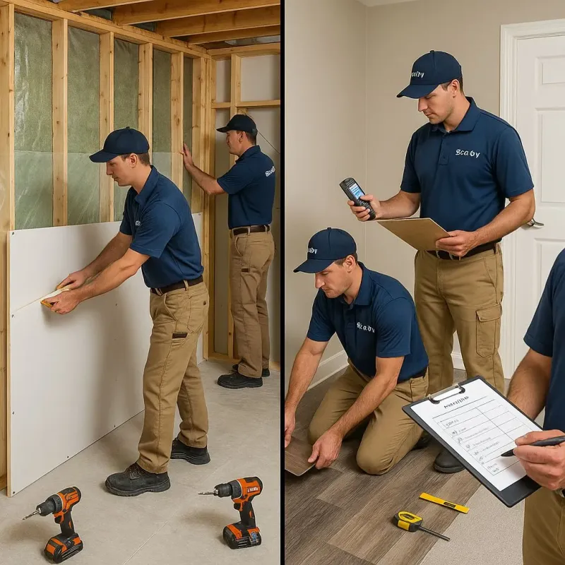 Repairs and Reconstruction process in Harpersville, AL